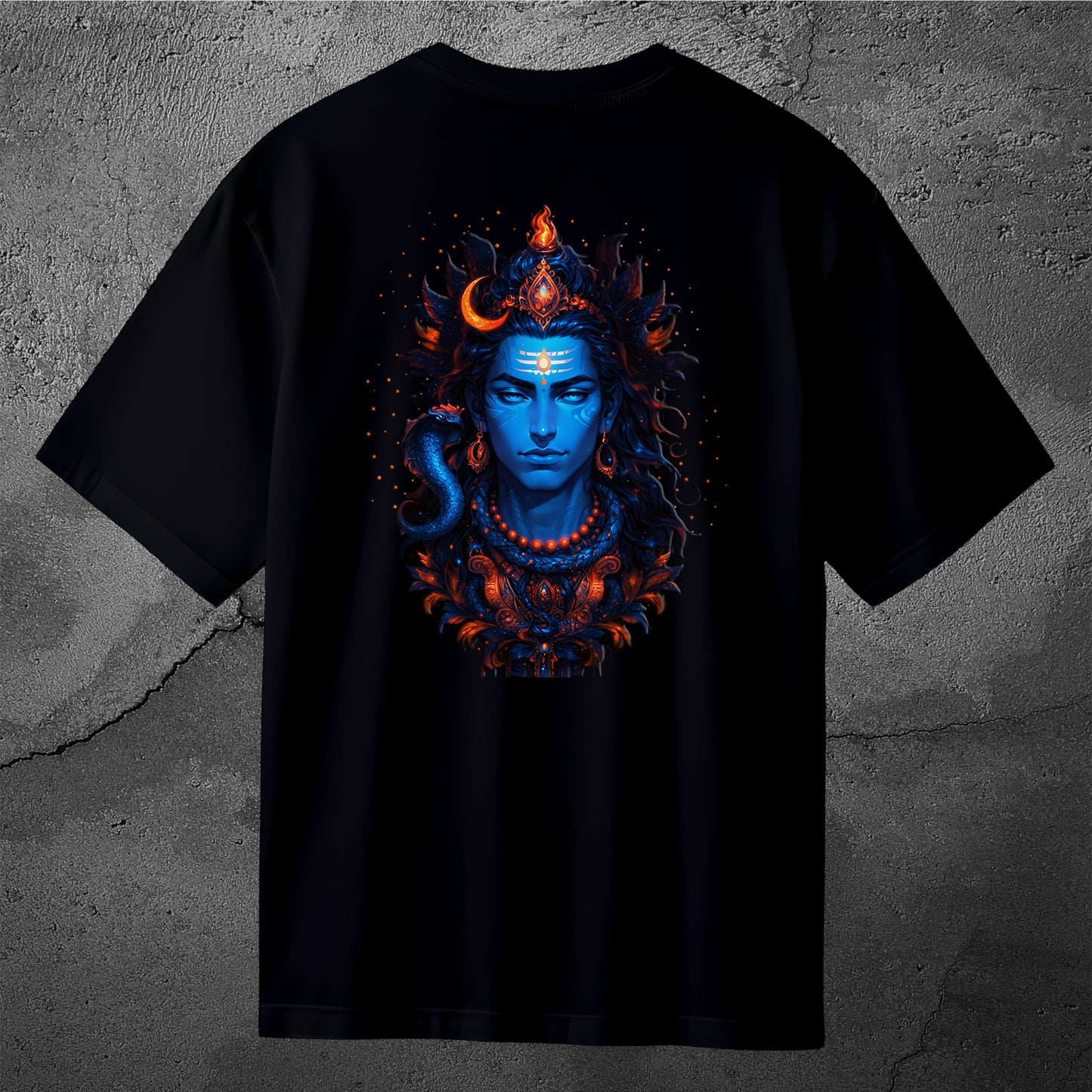 The Māhādev Collection - Omkareshwar II Oversized Back Print