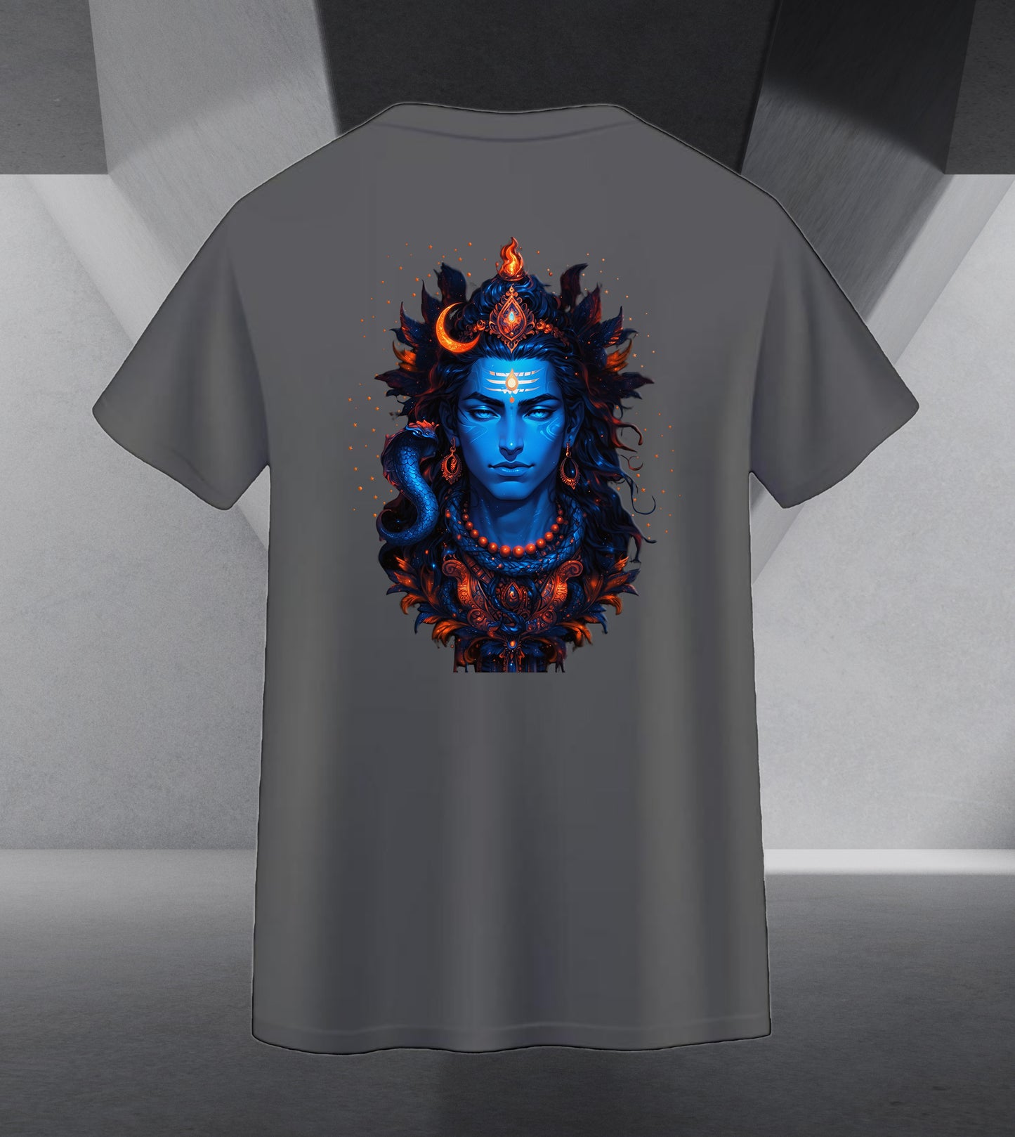 The Māhādev Collection - Omkareshwar II Tee Back Print