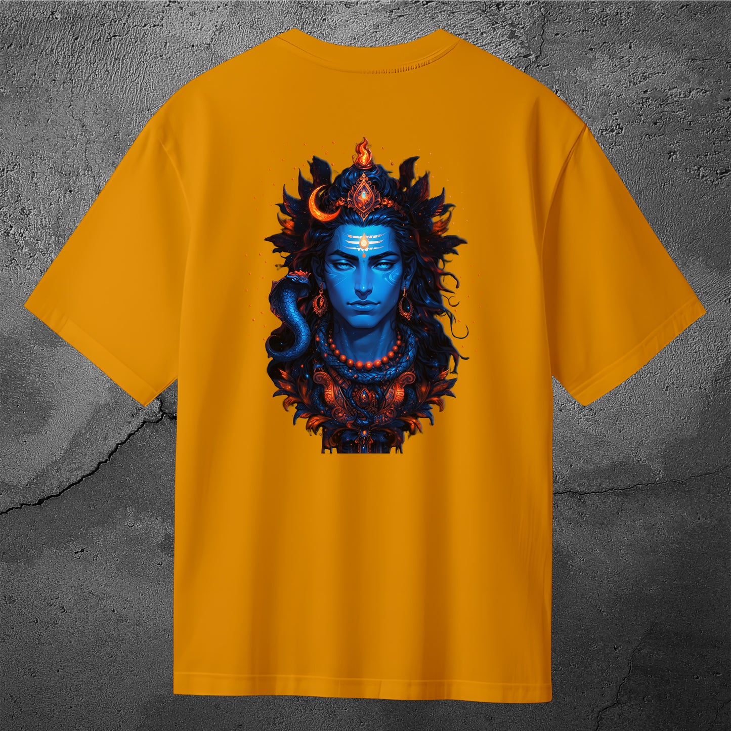 The Māhādev Collection - Omkareshwar II Oversized Back Print