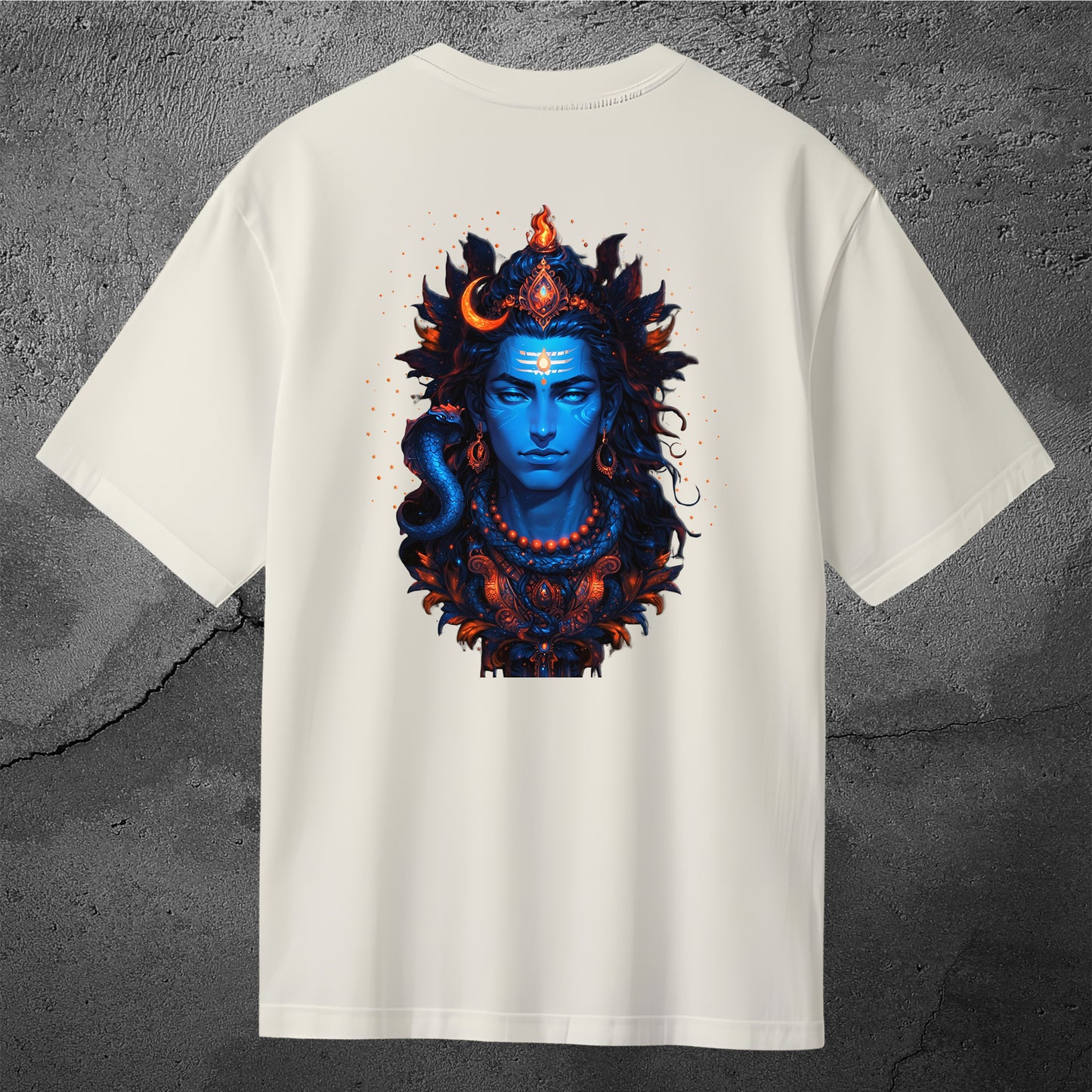 The Māhādev Collection - Omkareshwar II Oversized Back Print