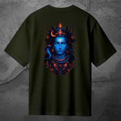 The Māhādev Collection - Omkareshwar II Oversized Back Print