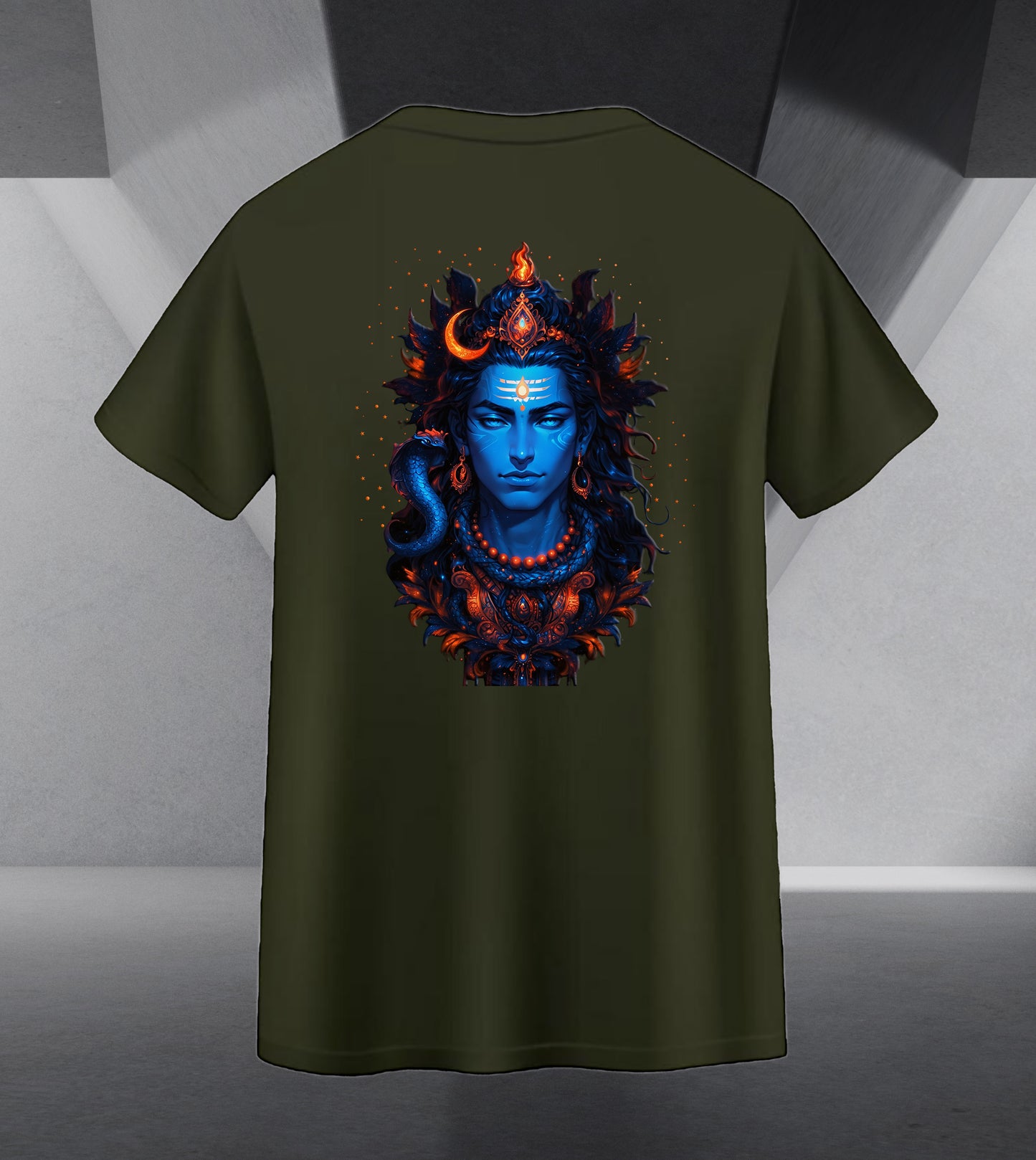 The Māhādev Collection - Omkareshwar II Tee Back Print