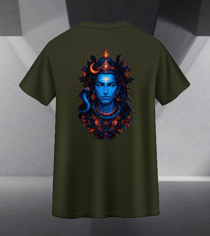 The Māhādev Collection - Omkareshwar II Tee Back Print