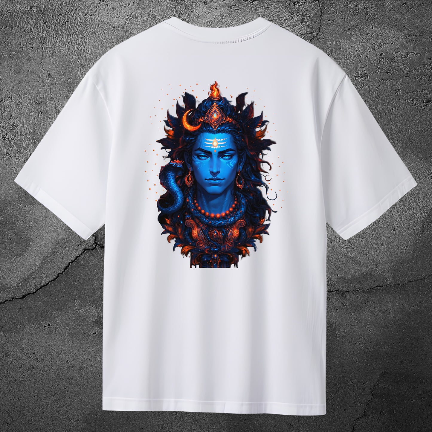 The Māhādev Collection - Omkareshwar II Oversized Back Print