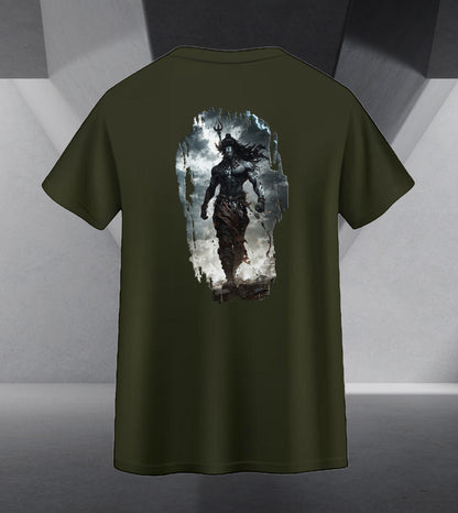 The Māhādev Collection - Rudra I Tee Back Print