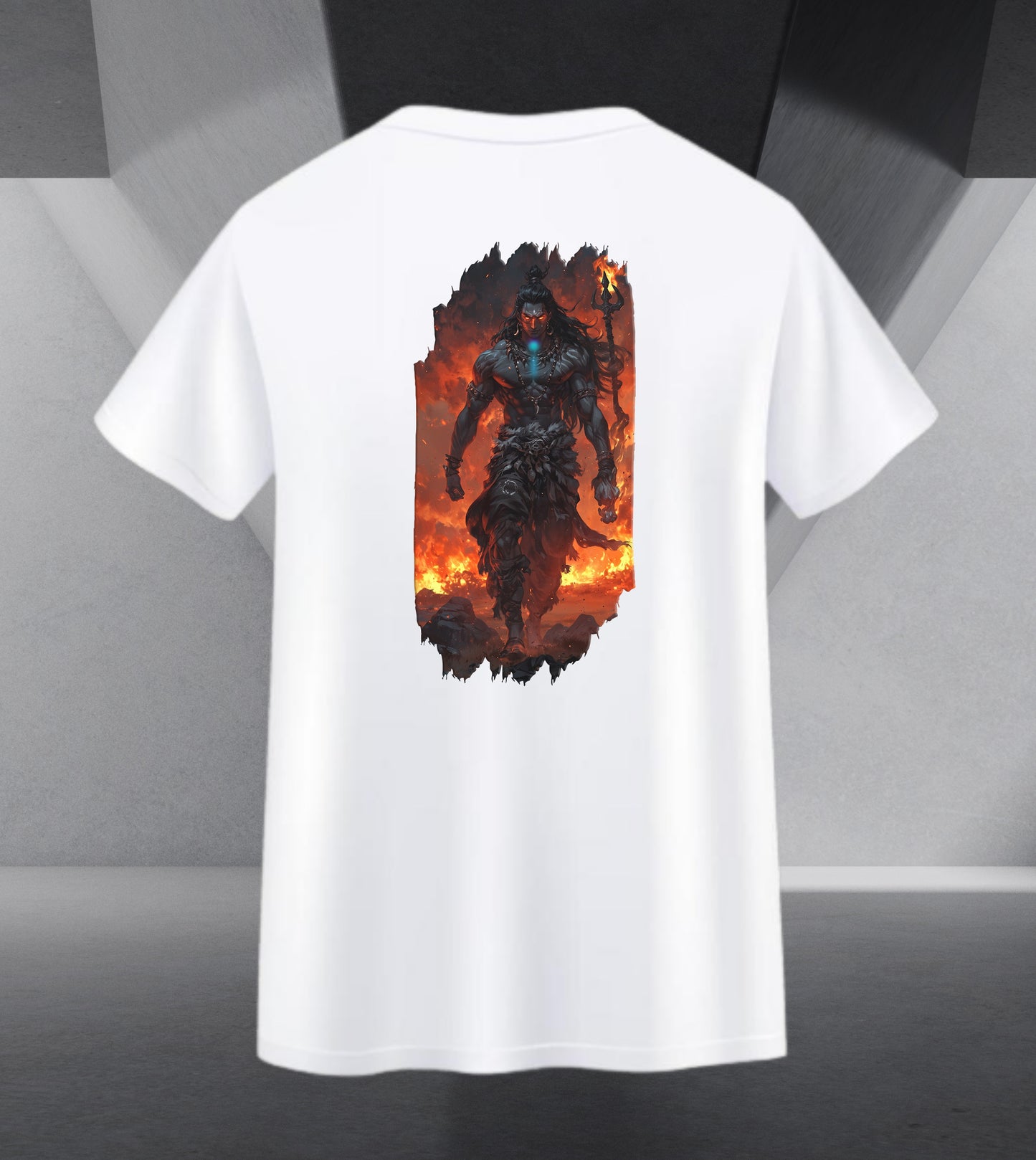 The Māhādev Collection - Rudra II Tee Back Print