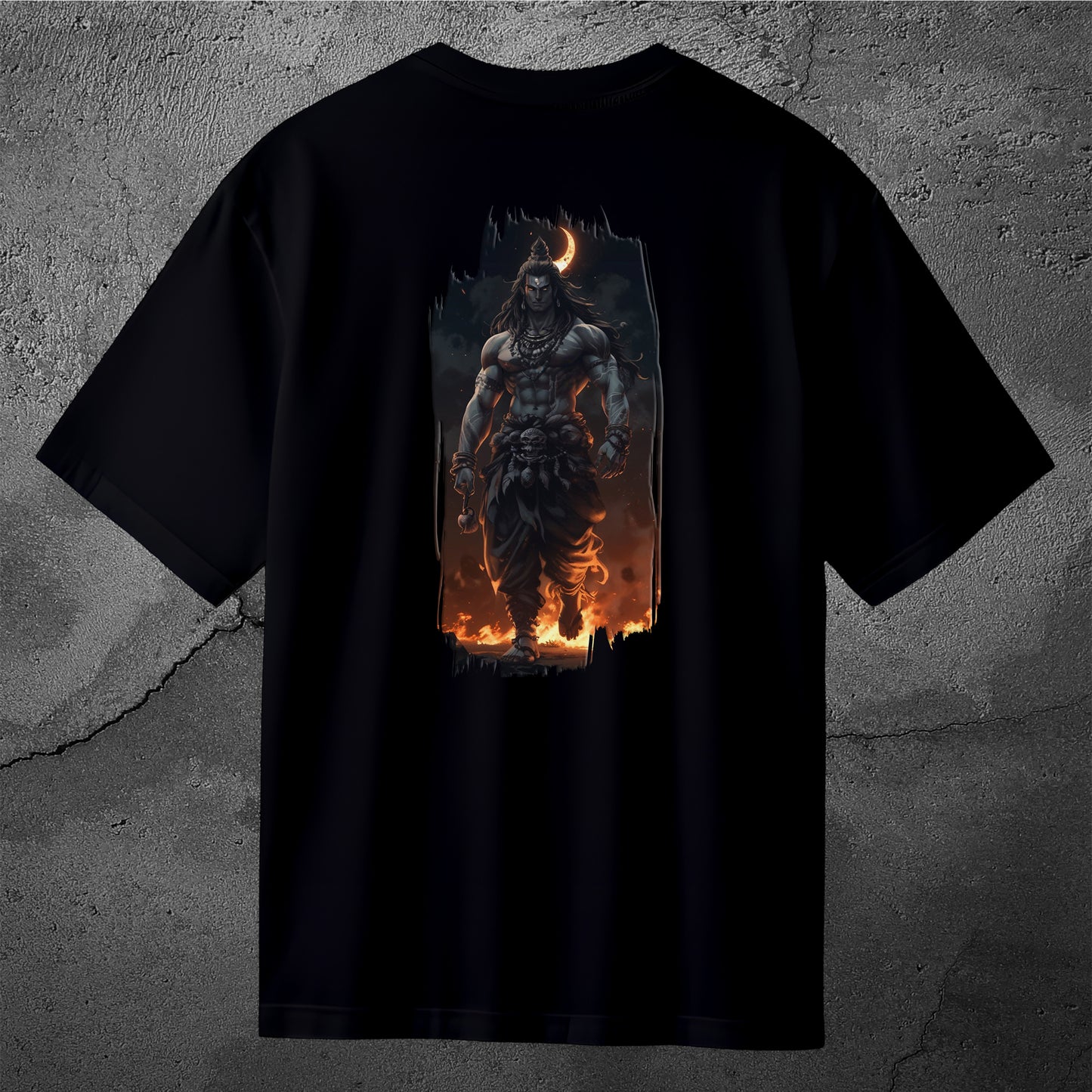 The Māhādev Collection - Bhairav I Oversized Back Print