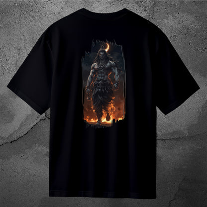 The Māhādev Collection - Bhairav I Oversized Back Print