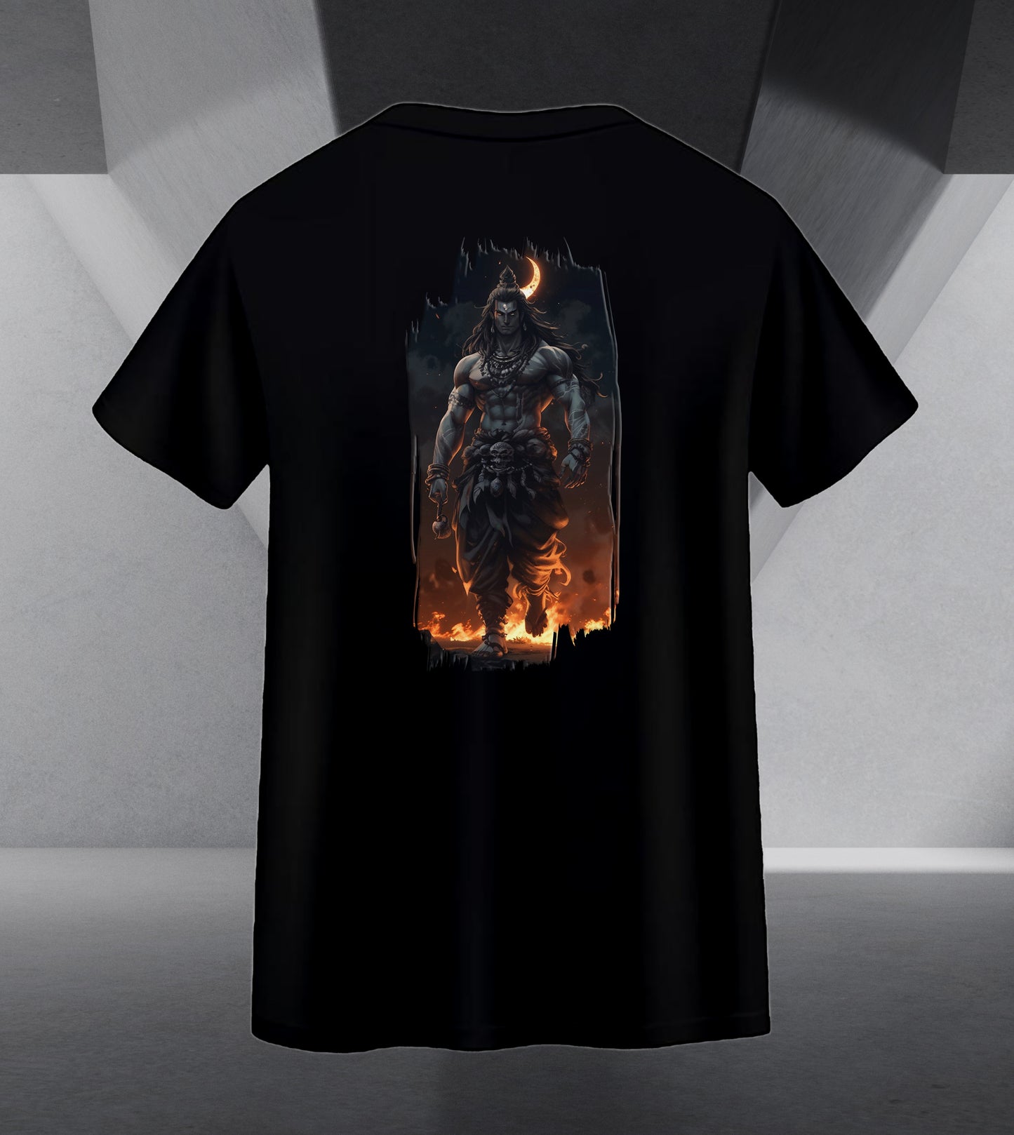 The Māhādev Collection - Bhairav I Tee Back Print