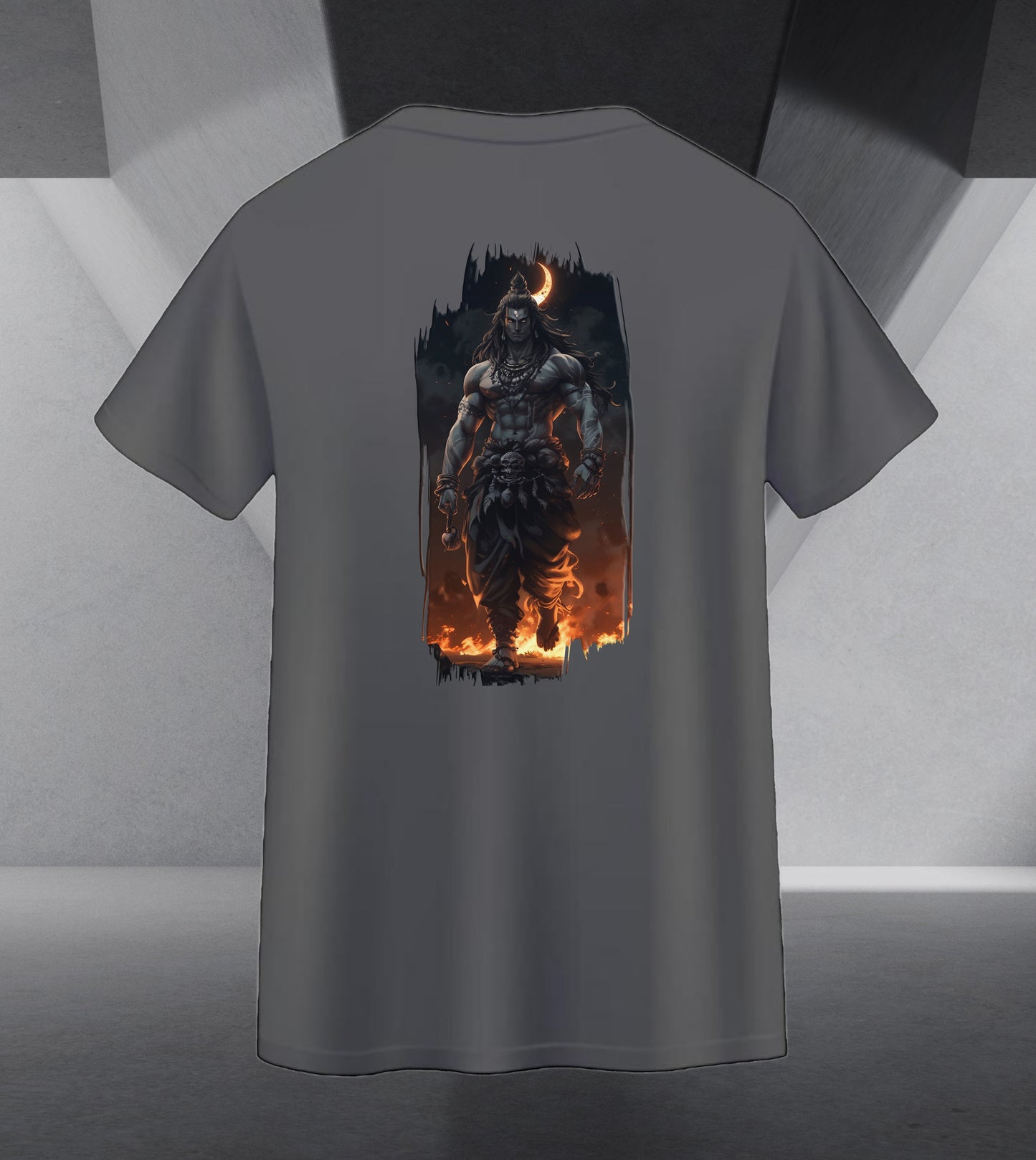 The Māhādev Collection - Bhairav I Tee Back Print