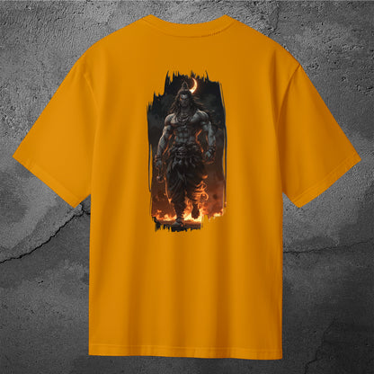 The Māhādev Collection - Bhairav I Oversized Back Print