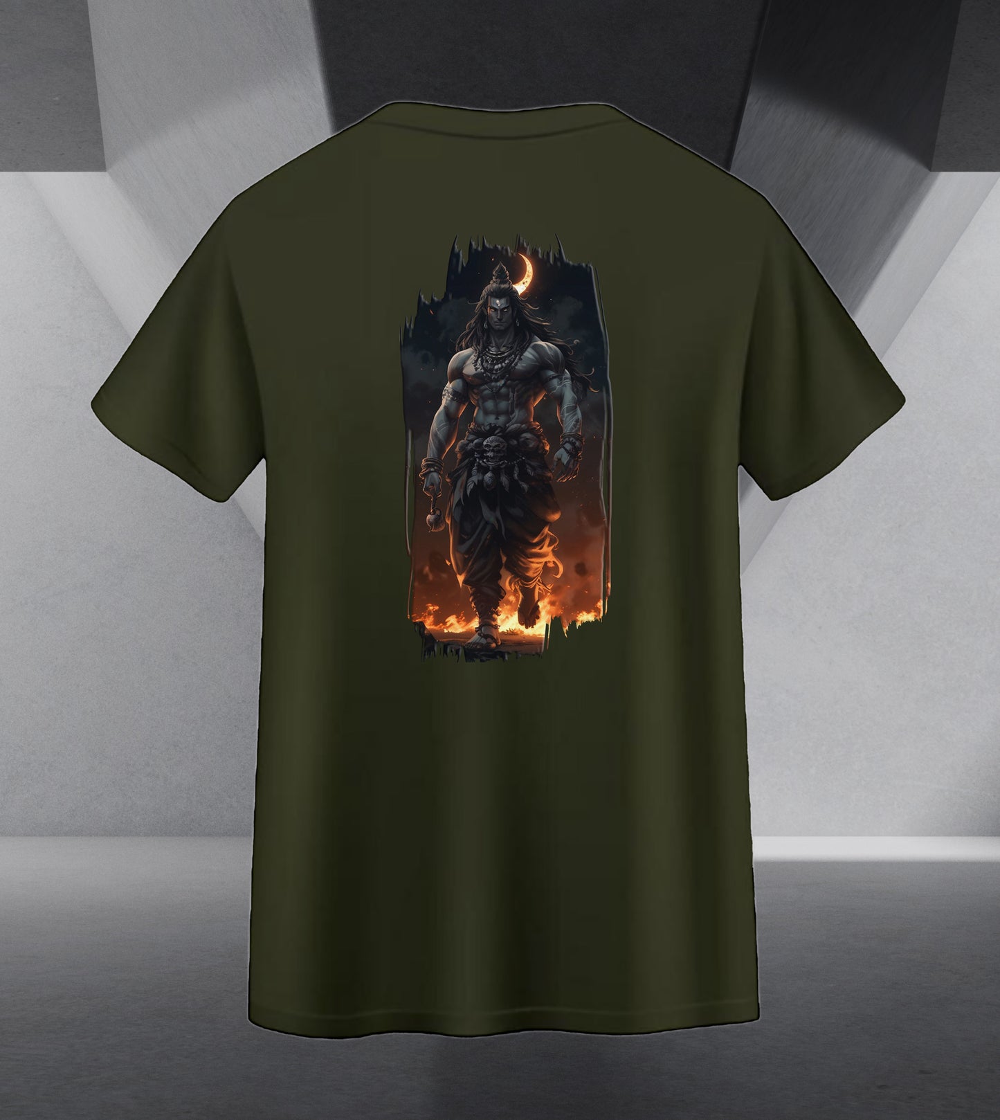 The Māhādev Collection - Bhairav I Tee Back Print