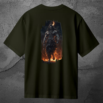 The Māhādev Collection - Bhairav I Oversized Back Print