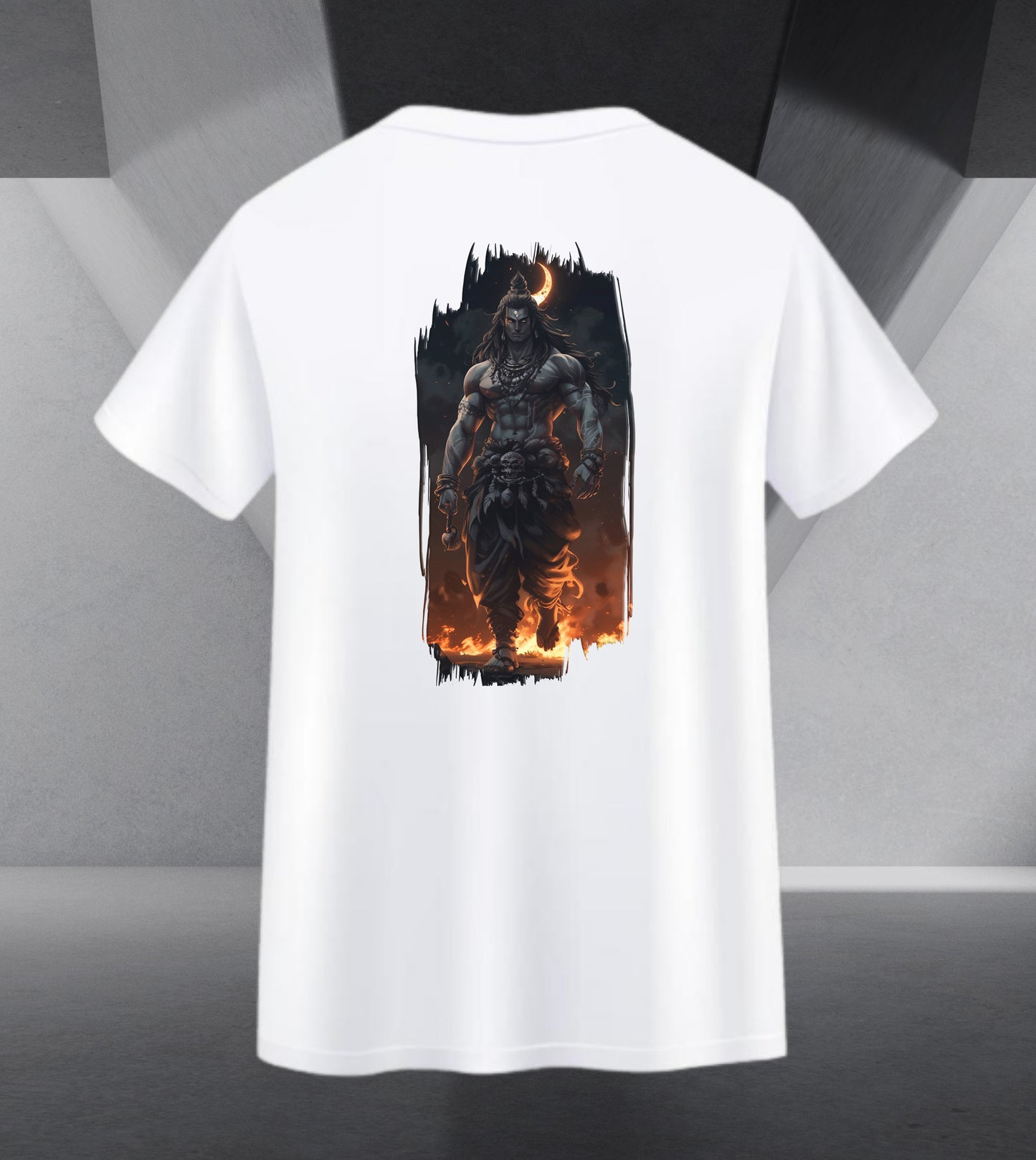 The Māhādev Collection - Bhairav I Tee Back Print